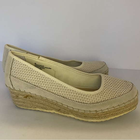 Tommy Bahama Bellah Wedge Espadrilles size 8 cream - Picture 1 of 9